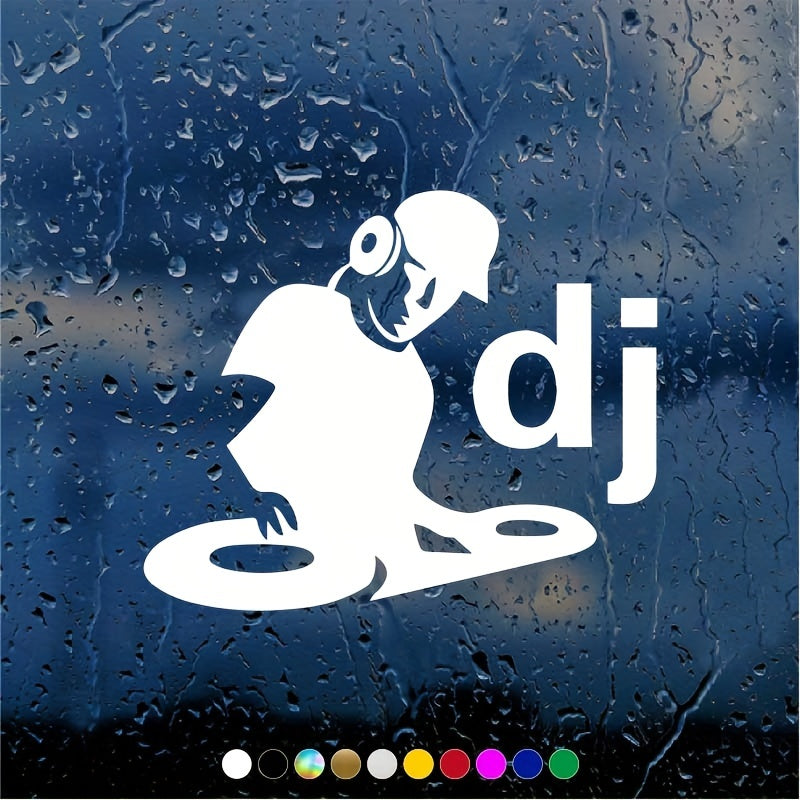 Music Club DJ Reflective Car Stickers Motorcycle Vinyl Decals