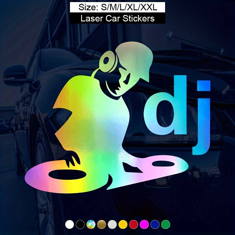Music Club DJ Reflective Car Stickers Motorcycle Vinyl Decals