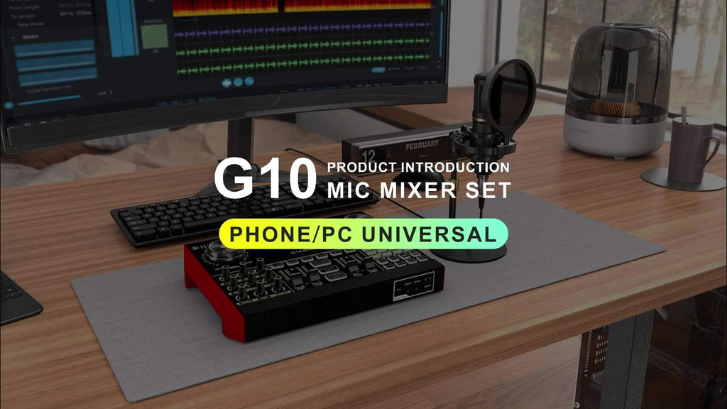 Podcast Equipment Bundle, Recording Studio Package with Voice Changer, Live Sound Card - Audio Interface for Laptop Computer Vlog Living Broadcast Live Streaming Plug & Play PC Computer Kit with Professional Chipset for, Gami